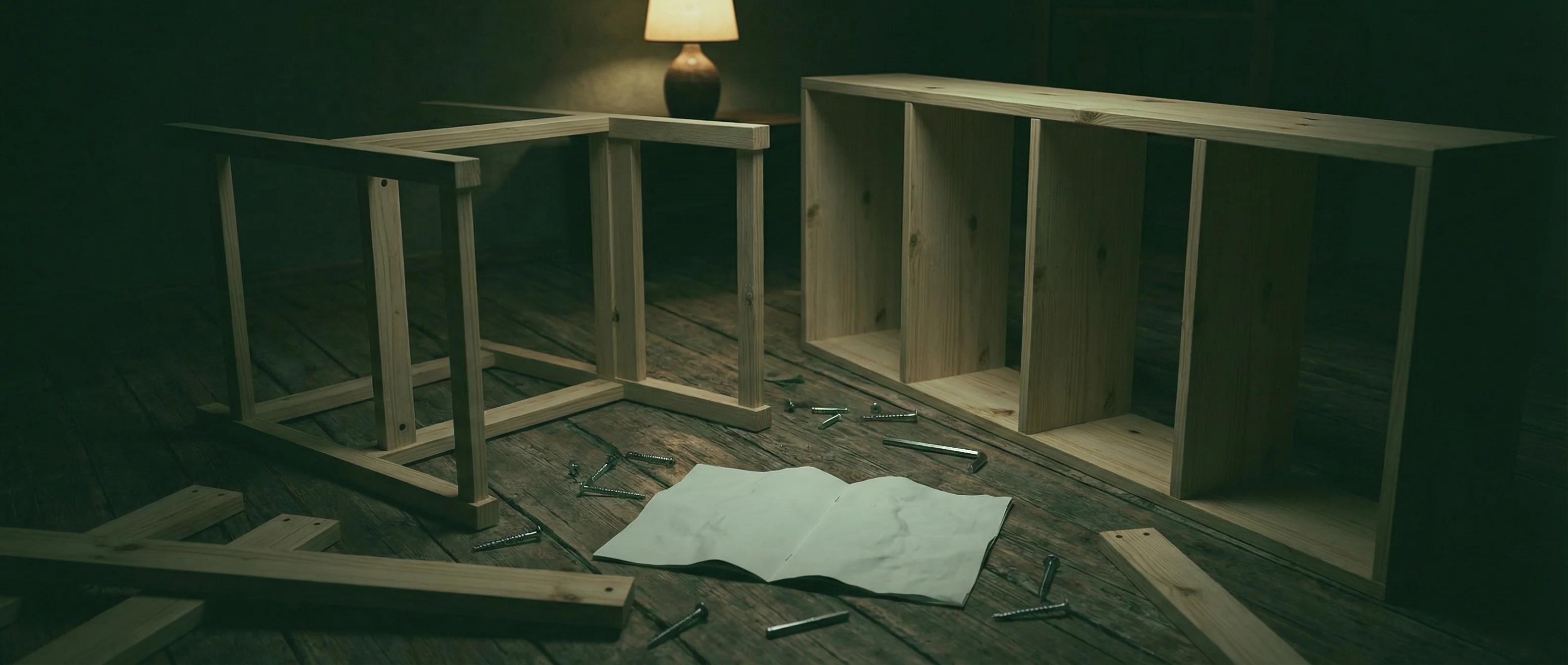 Hintergrundbild: Möbelaufbau und Montage